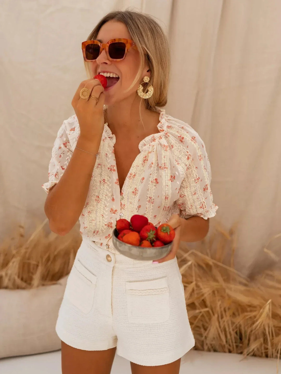 ELINA™ | THE FLOWER BLOUSE
