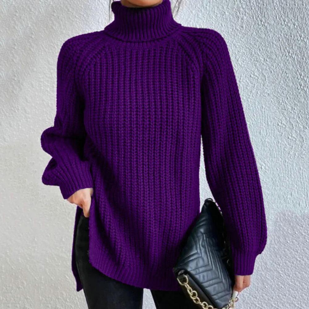 Averine™ | Elegant Turtleneck Knit Sweater – Calm Comfort, Timeless Ease