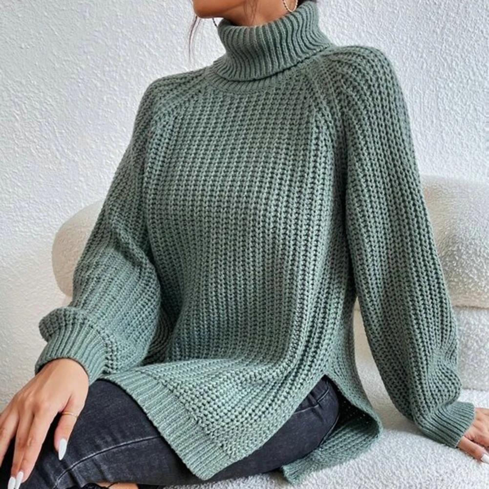 Averine™ | Elegant Turtleneck Knit Sweater – Calm Comfort, Timeless Ease
