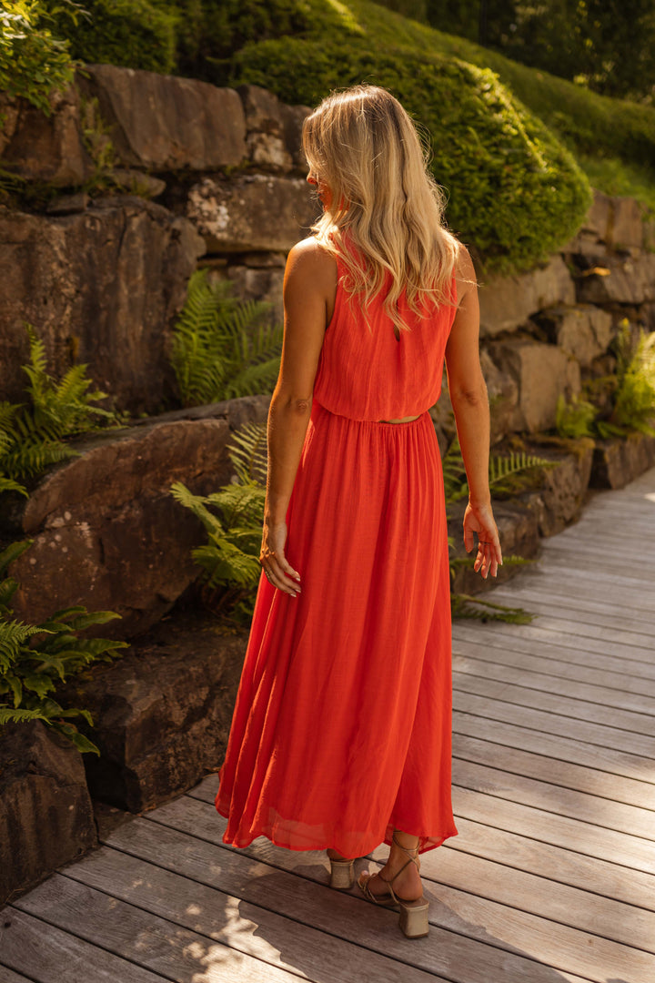 LISA™ | The Summer Dress in Bright Orange