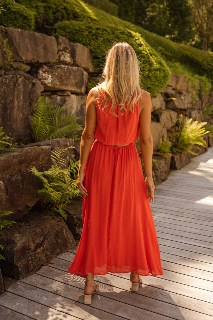 LISA™ | The Summer Dress in Bright Orange